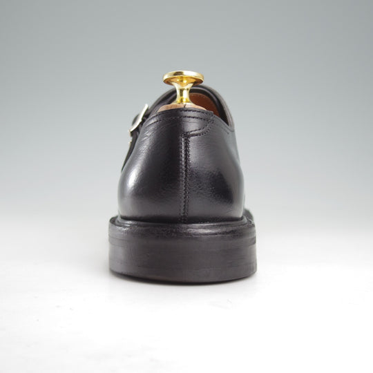 極上★ジョンロブ 6E【定価￥267,300-★MORVAL/(水牛)バッファローレザー仕様】0015ラスト/ダブルモンク/黒/メンズ/JOHN LOBB★o088