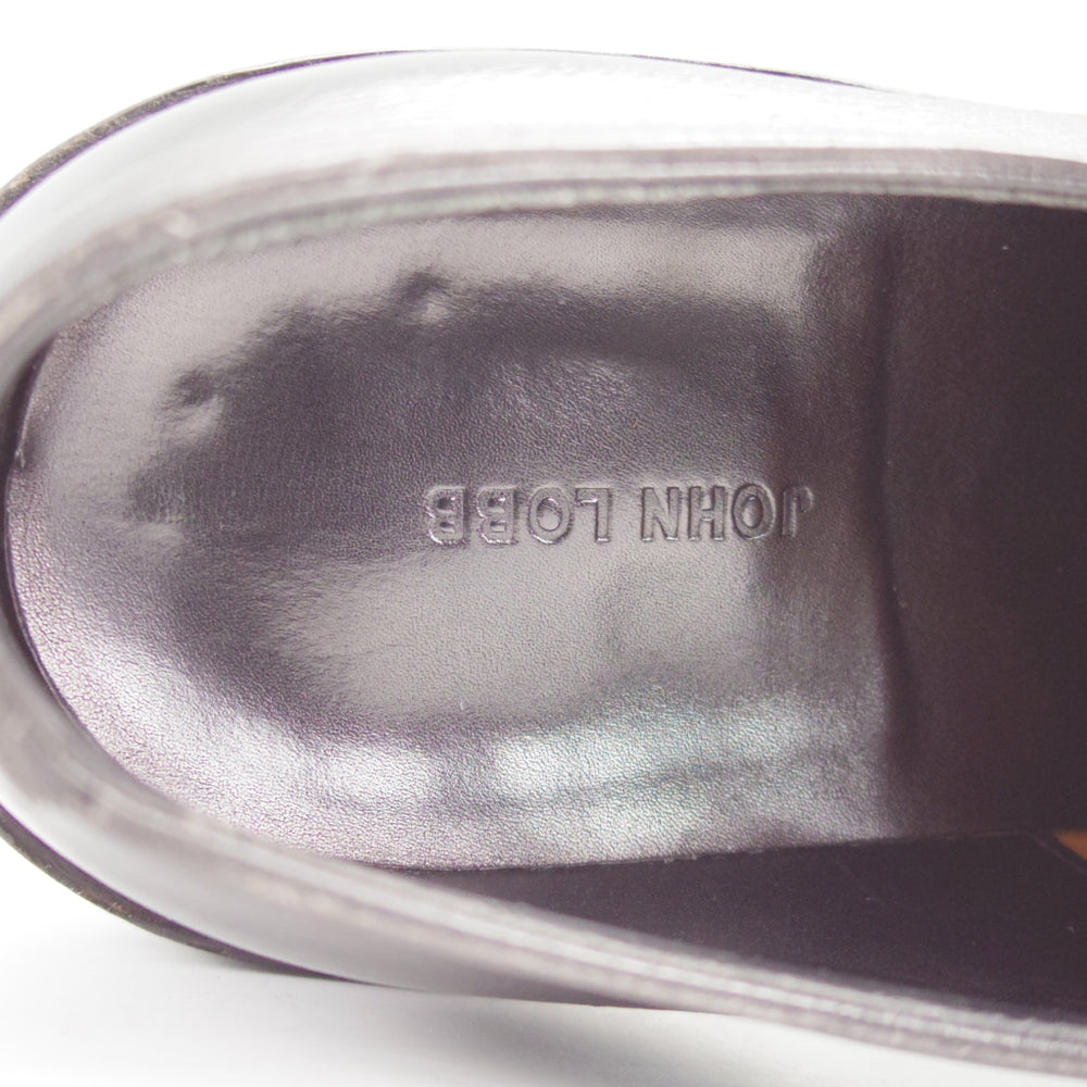 極上★ジョンロブ 6E【定価￥267,300-★MORVAL/(水牛)バッファローレザー仕様】0015ラスト/ダブルモンク/黒/メンズ/JOHN LOBB★o088