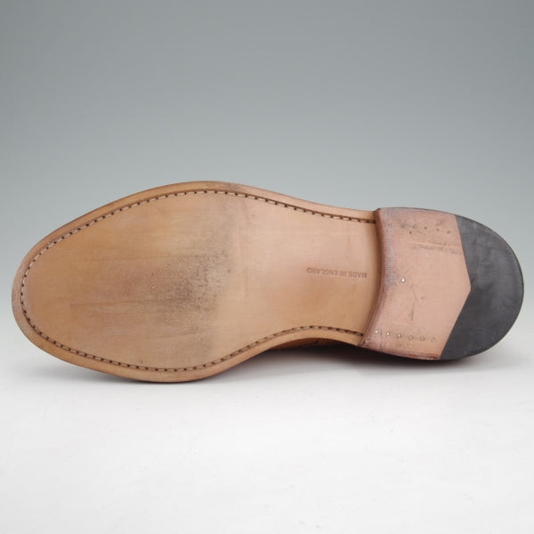 ほぼ試着程度★トリッカーズ SIZE 9【定価￥132,000-★BOURTON/バートン】5633/カントリーシューズ/カーフ/薄茶/メンズ/Tricker's★n599