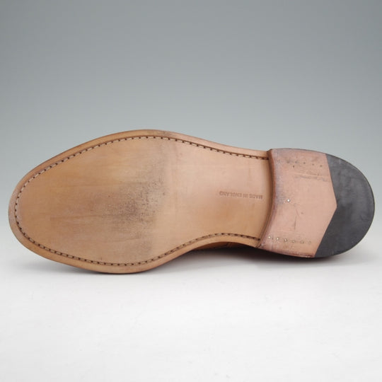 ほぼ試着程度★トリッカーズ SIZE 9【定価￥132,000-★BOURTON/バートン】5633/カントリーシューズ/カーフ/薄茶/メンズ/Tricker's★n599