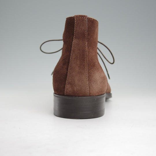 極美品★(伊)サントーニ SIZE 7【チャッカブーツ★14442/濃茶】スエード/メンズ/Santoni★o089