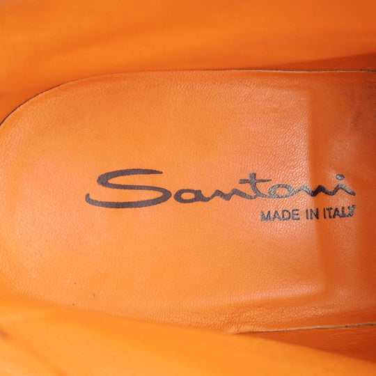 極美品★(伊)サントーニ SIZE 7【チャッカブーツ★14442/濃茶】スエード/メンズ/Santoni★o089