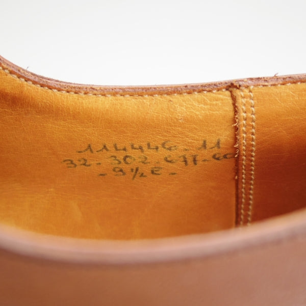 極上★J.M.ウエストン 9.5E【現行定価￥473,000-★ハントダービー/677/ロシアンカーフ】32ラスト/茶/ドゴール/Weston/ウェストン★n086