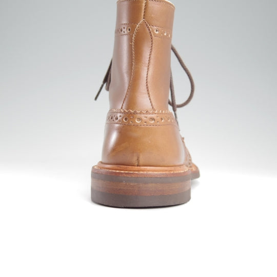 極上★トリッカーズ SIZE 8【定価￥143,000-★(米)ホーウィン社のキャバリエレザー/ダイナイトソール仕様/MALTON】茶/Tricker's★n600