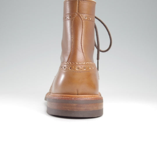極上★トリッカーズ SIZE 8【定価￥143,000-★(米)ホーウィン社のキャバリエレザー/ダイナイトソール仕様/MALTON】茶/Tricker's★n600