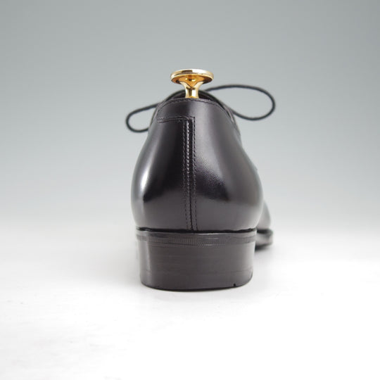 極美品★三陽山長 SIZE 7.5【定価￥99,000-★友之介/R309ラスト】ストレートチップ/カーフ/黒/メンズ/TOMONOSUKE/Sanyo Yamacho★o090