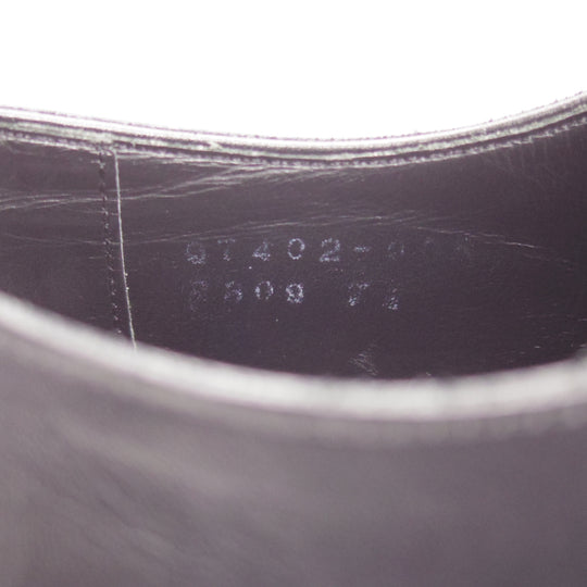 極美品★三陽山長 SIZE 7.5【定価￥99,000-★友之介/R309ラスト】ストレートチップ/カーフ/黒/メンズ/TOMONOSUKE/Sanyo Yamacho★o090