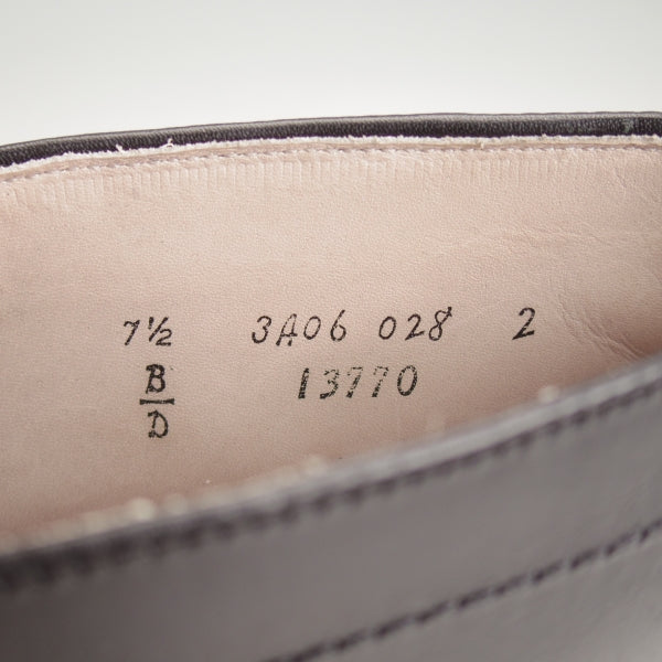 美品★オールデン 7.5D【現行定価17万円以上★(米)The Shoe Mart別注/チャッカブーツ/13770】バリーラスト/カーフ/黒/ALDEN★n611