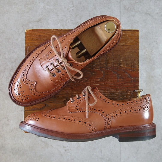 極上★トリッカーズ SIZE 7【現行定価13万円以上★ダイナイトソール/バートン同系モデル/C Shade】KESWICK/M7292/茶/Tricker's★n605