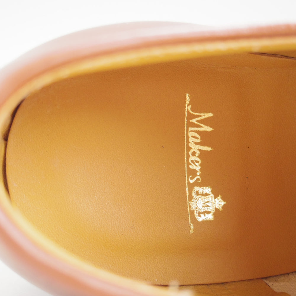 未使用★Makers/メイカーズ SIZE 9【定価￥155,100-★茶系コードバン(ホーウィン社)仕様/BOURBON】Vチップ/CDVN-02/バーボン★o091