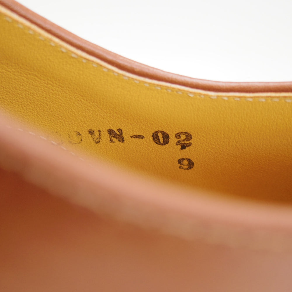 未使用★Makers/メイカーズ SIZE 9【定価￥155,100-★茶系コードバン(ホーウィン社)仕様/BOURBON】Vチップ/CDVN-02/バーボン★o091