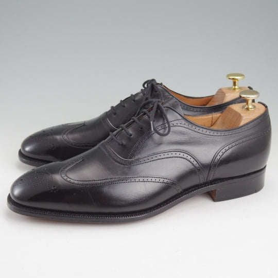 未使用★チャーチ 85E【デッドストック品★旧チャーチ/73ラスト/Bordeaux】フルブローグ/カーフ/黒/メンズ/Church's★n601