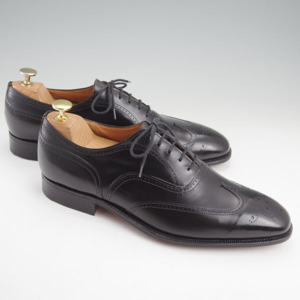 未使用★チャーチ 85E【デッドストック品★旧チャーチ/73ラスト/Bordeaux】フルブローグ/カーフ/黒/メンズ/Church's★n601