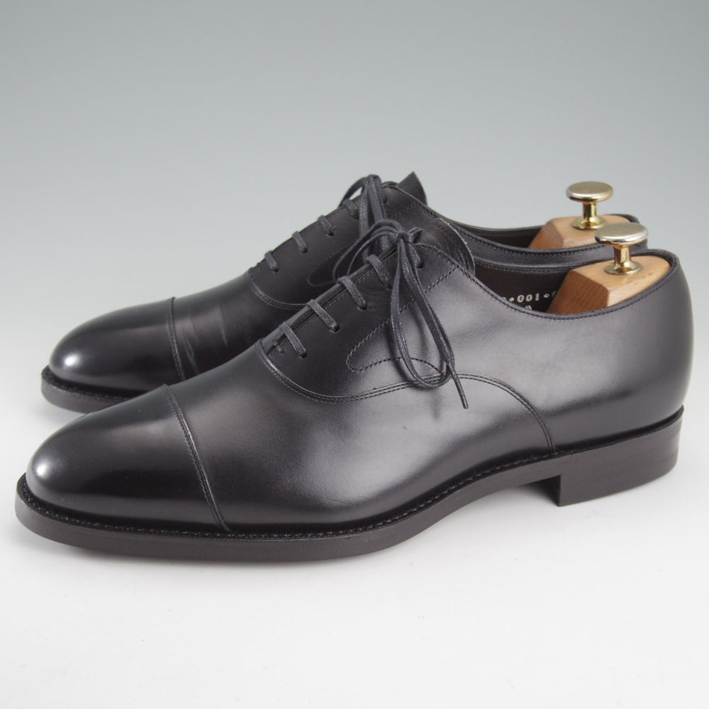 極美品★三陽山長 SIZE 7.5【現行定価￥99,000-★純正ツリー付き/友二郎/R2010ラスト】ストレートチップ/黒/TOMOJIRO/Sanyo Yamacho★o631