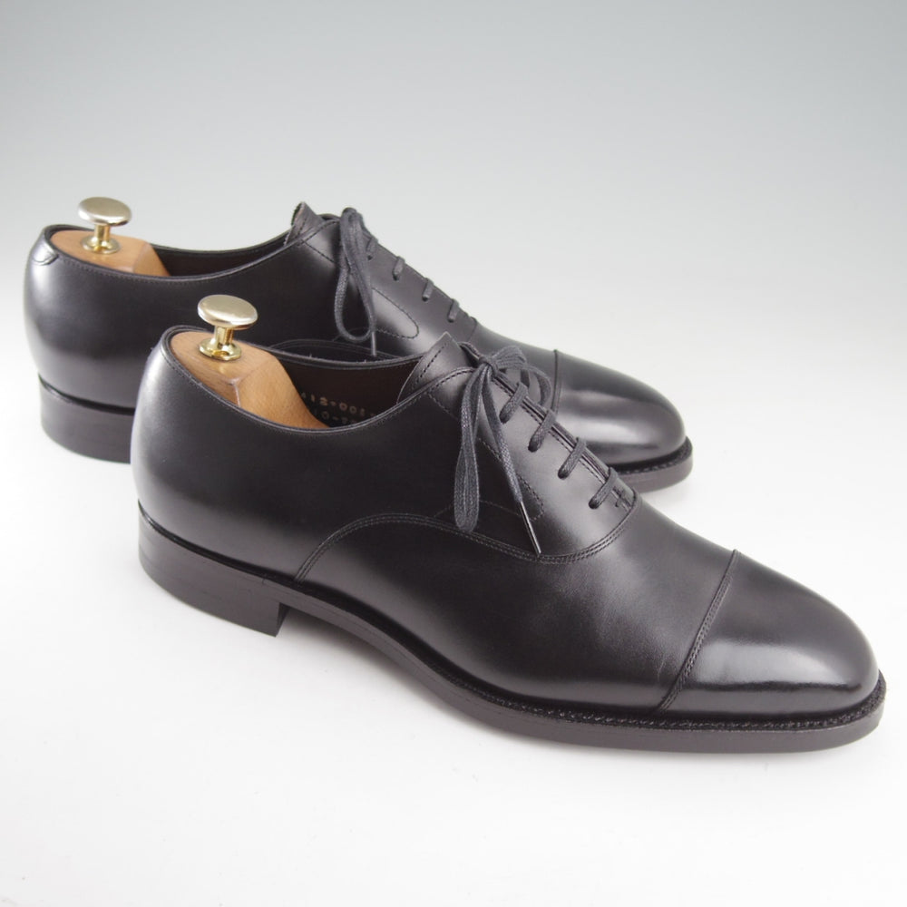 極美品★三陽山長 SIZE 7.5【現行定価￥99,000-★純正ツリー付き/友二郎/R2010ラスト】ストレートチップ/黒/TOMOJIRO/Sanyo Yamacho★o631