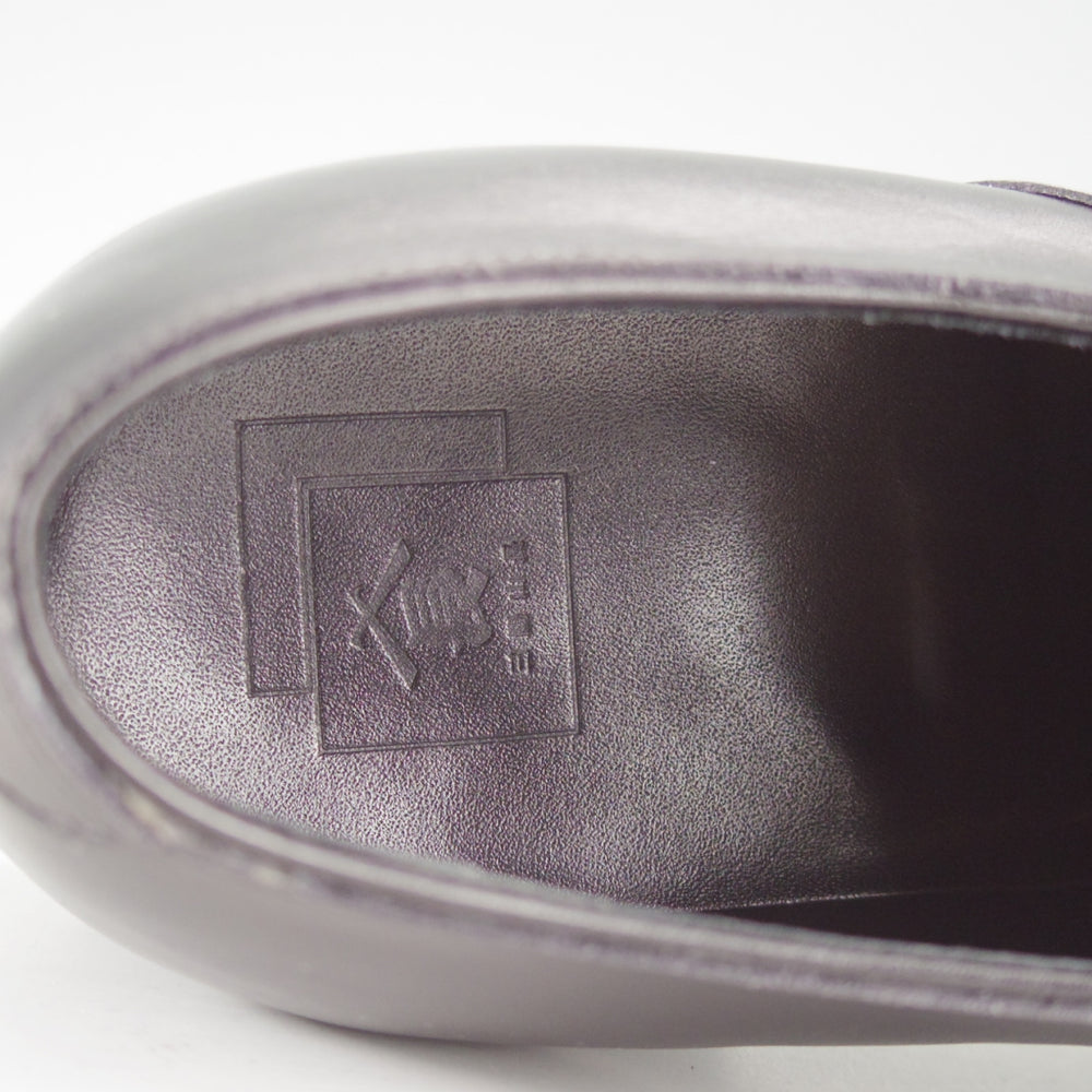 極美品★三陽山長 SIZE 7.5【現行定価￥99,000-★純正ツリー付き/友二郎/R2010ラスト】ストレートチップ/黒/TOMOJIRO/Sanyo Yamacho★o631