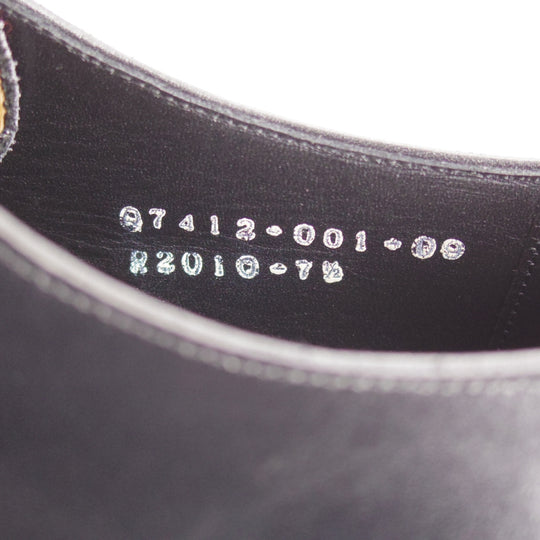 極美品★三陽山長 SIZE 7.5【現行定価￥99,000-★純正ツリー付き/友二郎/R2010ラスト】ストレートチップ/黒/TOMOJIRO/Sanyo Yamacho★o631
