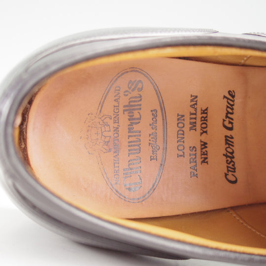 ★チャーチ 75F/UK7.5【4都市ロゴ★GLOUCESTER2/グロスター/108ラスト】プレーントゥ/カーフ/黒/メンズ/Church's★o093