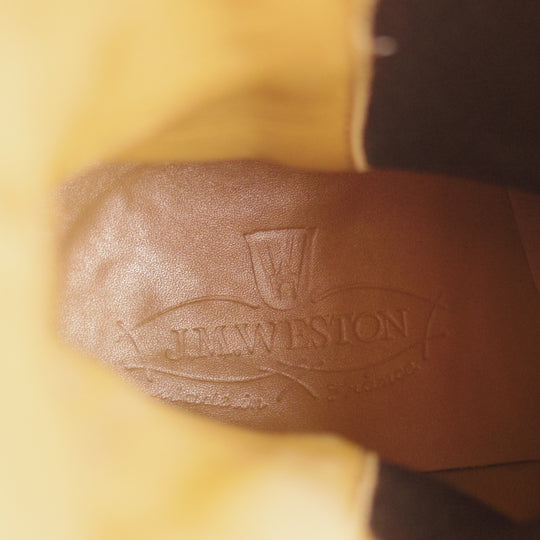 美品★J.M.ウエストン 7D【定価￥209,000-★サイドゴアブーツ/705】39ラスト/ボックスカーフ/黒/メンズ/Weston/ウェストン★o637