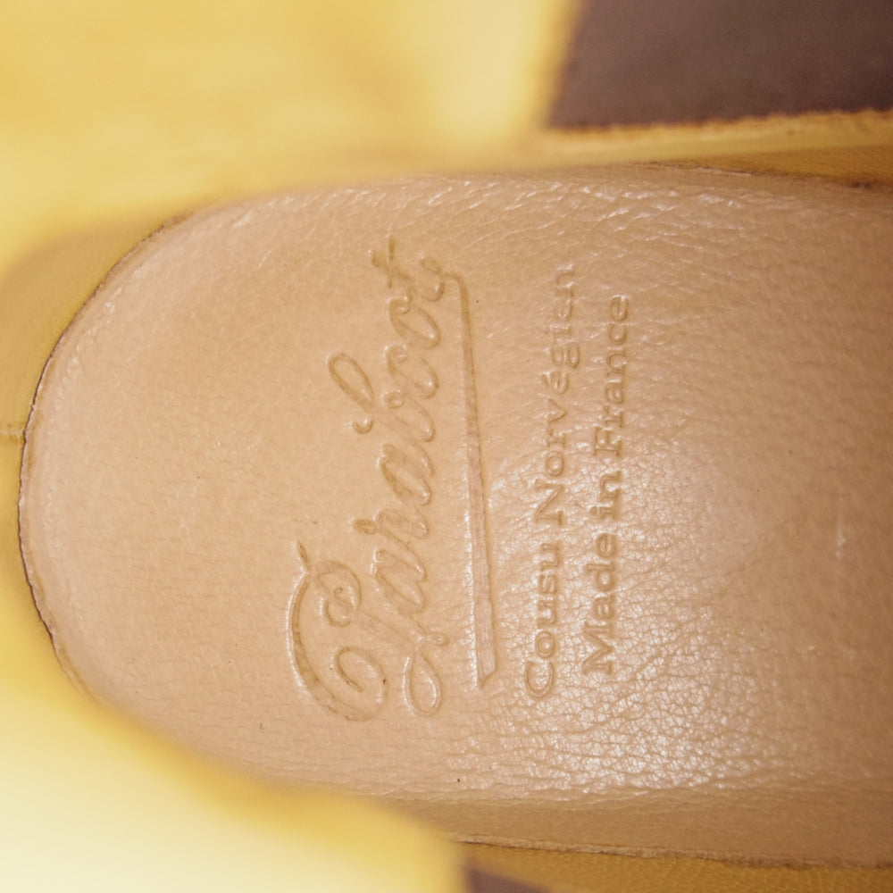 使用僅か★パラブーツ SIZE 7【定価￥99,000-★サイドゴアブーツ/CHAMFORT】ギャラクシーソール/スエード/茶/メンズ/Paraboot★o638