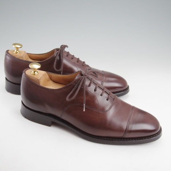 極上★チャーチ 65G/UK6.5【現行定価￥176,000-★コンサル/CONSUL】173ラスト/ストレートチップ/EBONY/濃茶/メンズ/Church's★n603