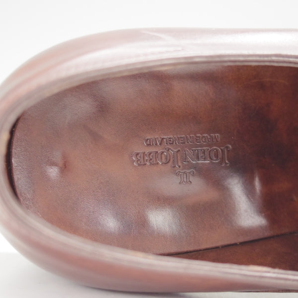 極美品★ジョンロブ 7EE【現行定価￥344,300-★プレステージライン/CHAPEL/8000ラスト】ミュージアムカーフ/ダブルモンク/JOHN LOBB★n093