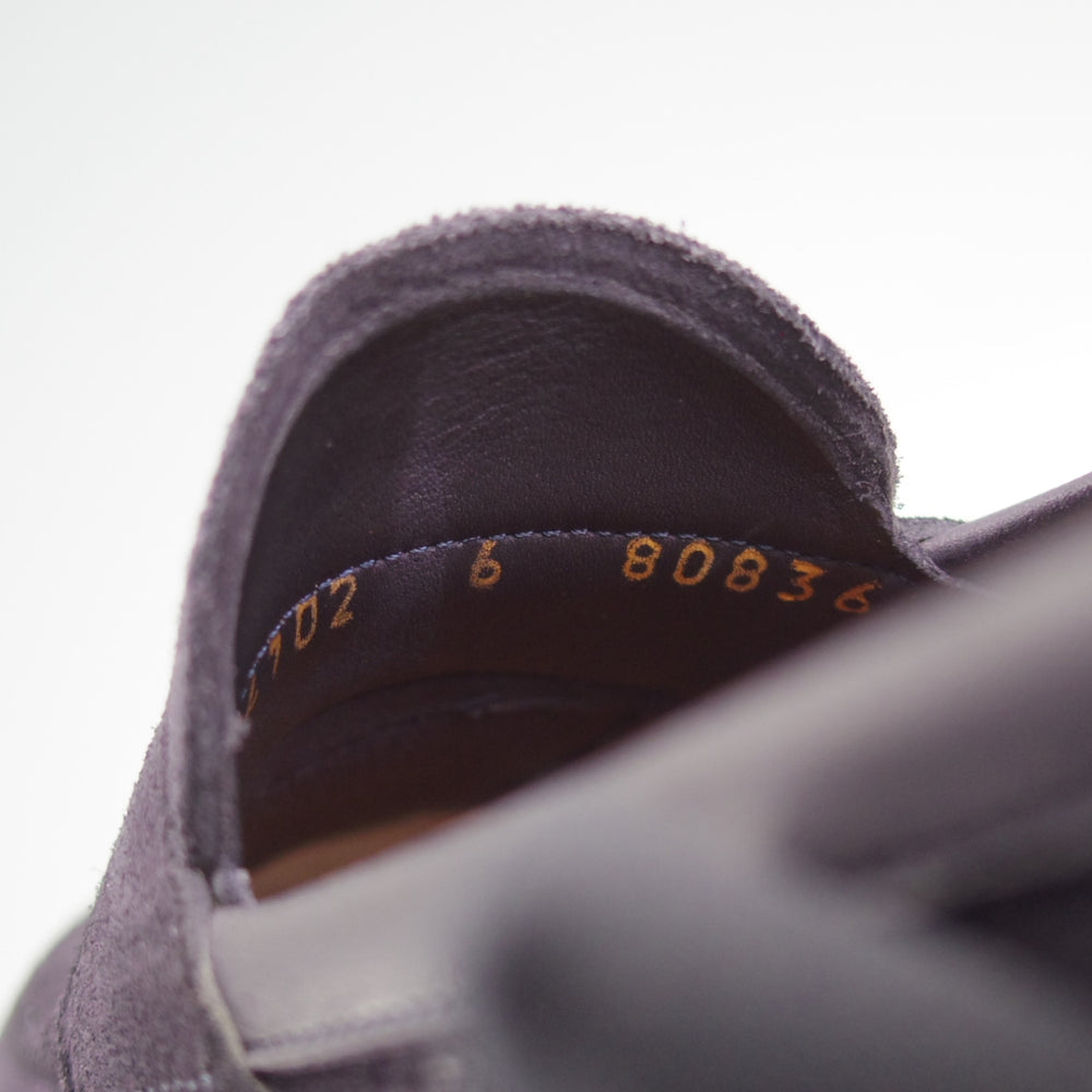 極上★(スペイン製)カルミナ SIZE 6【合計定価￥113,300-★純正ツリー付/コインローファー/80836】SINEUラスト/スエード/紺/CARMINA★o096