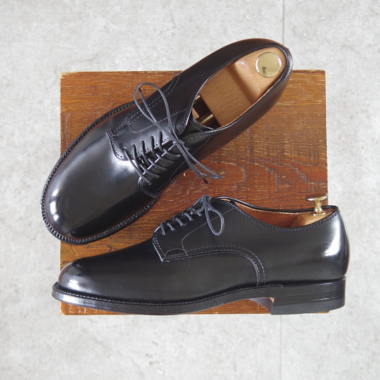 未使用★オールデン 6.5D【定価￥182,600-★ミリタリーラスト/53711】プレーントゥ/カーフ/黒/メンズ/ALDEN★p214