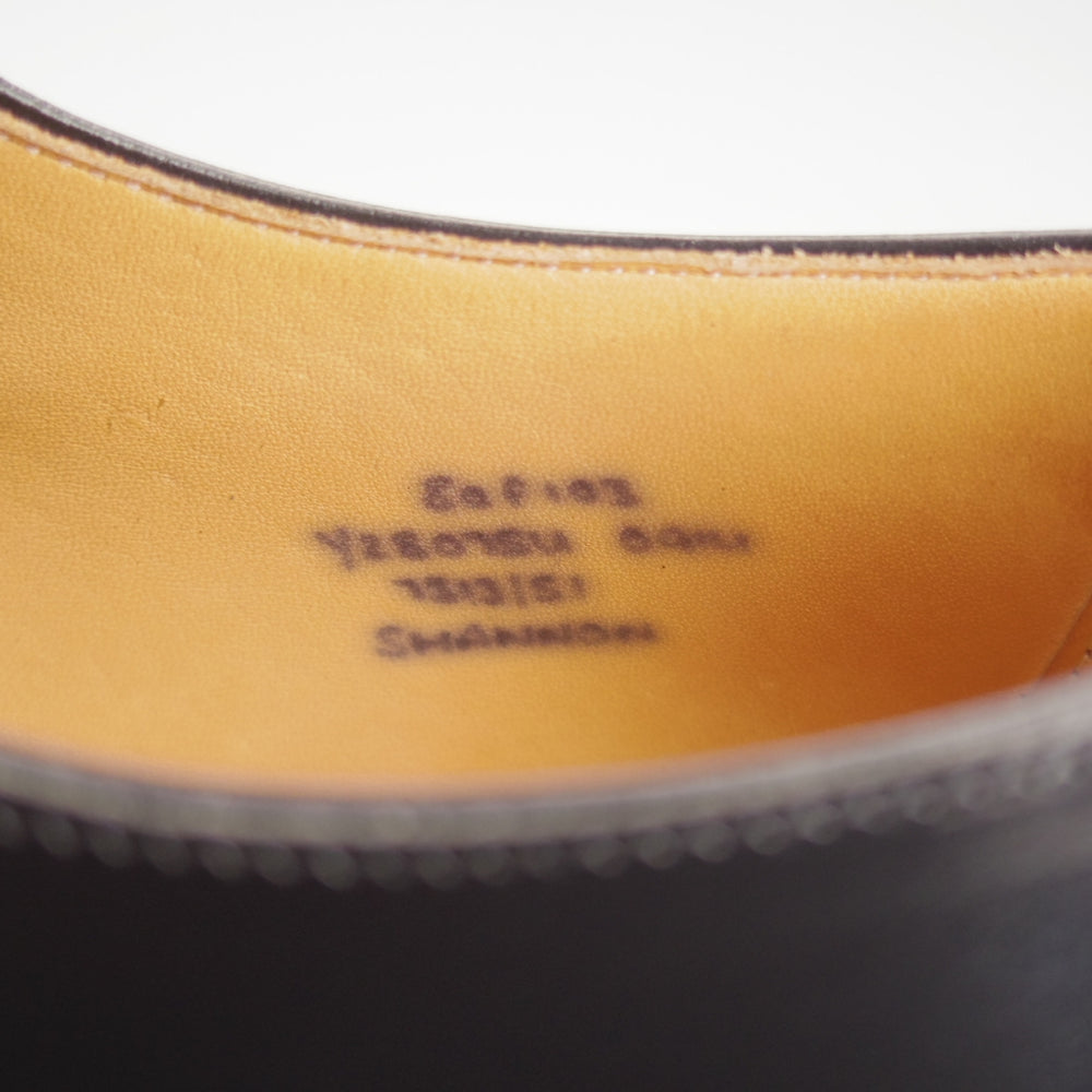 極美品★チャーチ 80F/UK8【定価￥203,500-★SHANNON/シャノン】103ラスト/プレーントゥ/黒/メンズ/Church's★o635