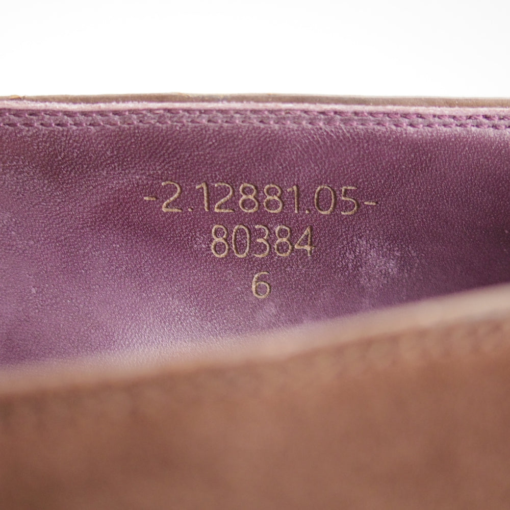 極上★(スペイン製)カルミナ SIZE 6【合計定価￥113,300-★純正ツリー付/ローファー/80384】UETAMラスト/スエード/濃茶/CARMINA★o097