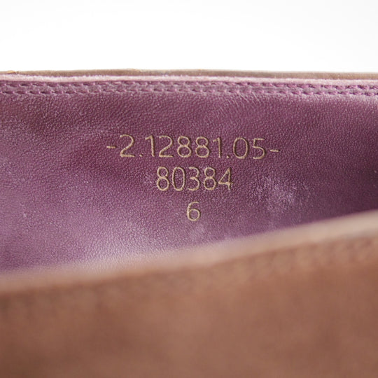 極上★(スペイン製)カルミナ SIZE 6【合計定価￥113,300-★純正ツリー付/ローファー/80384】UETAMラスト/スエード/濃茶/CARMINA★o097