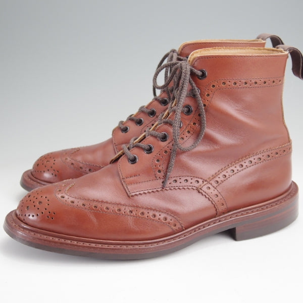 極上★トリッカーズ SIZE 7【定価￥143,000-★ダイナイトソール/MALTON/モールトン】2508/カントリーブーツ/茶/Tricker's★n095
