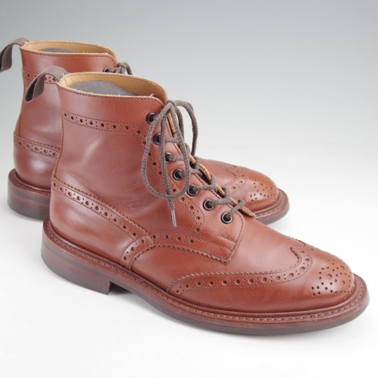 極上★トリッカーズ SIZE 7【定価￥143,000-★ダイナイトソール/MALTON/モールトン】2508/カントリーブーツ/茶/Tricker's★n095