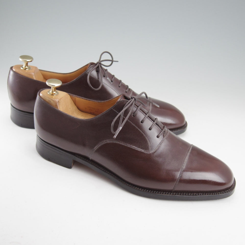 極上★J.M.ウエストン 8.5E【現行定価￥170,500-★300/ストレートチップ】11ラスト/ボックスカーフ/濃茶/メンズ/Weston/ウェストン★o098