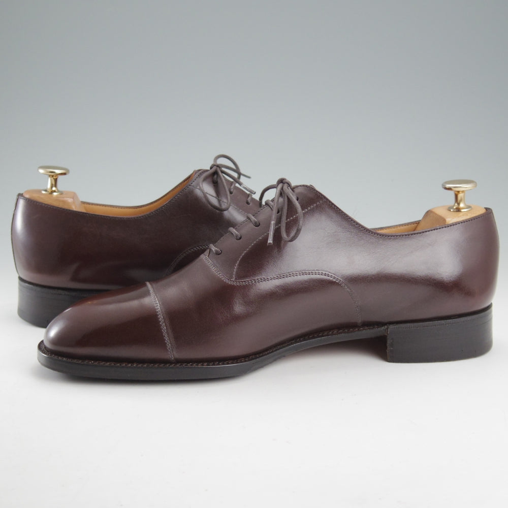 極上★J.M.ウエストン 8.5E【現行定価￥170,500-★300/ストレートチップ】11ラスト/ボックスカーフ/濃茶/メンズ/Weston/ウェストン★o098