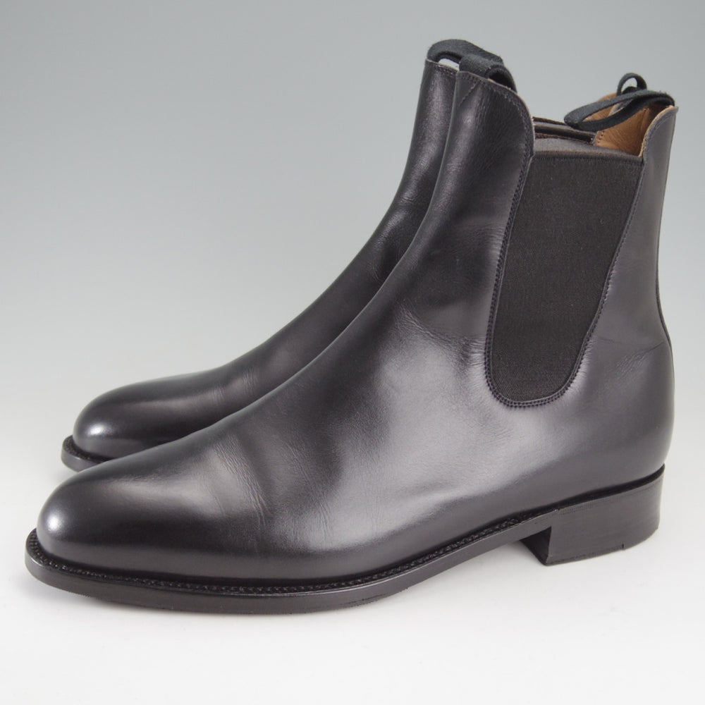 美品★J.M.ウエストン 7D【定価￥209,000-★サイドゴアブーツ/705】39ラスト/ボックスカーフ/黒/メンズ/Weston/ウェストン★o637
