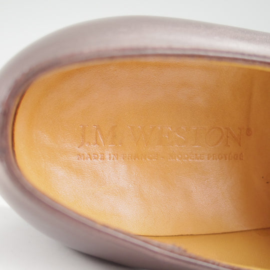 極上★J.M.ウエストン 8.5E【現行定価￥170,500-★300/ストレートチップ】11ラスト/ボックスカーフ/濃茶/メンズ/Weston/ウェストン★o098