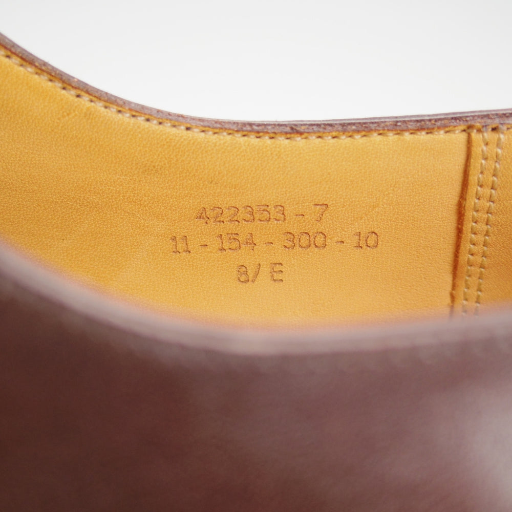 極上★J.M.ウエストン 8.5E【現行定価￥170,500-★300/ストレートチップ】11ラスト/ボックスカーフ/濃茶/メンズ/Weston/ウェストン★o098