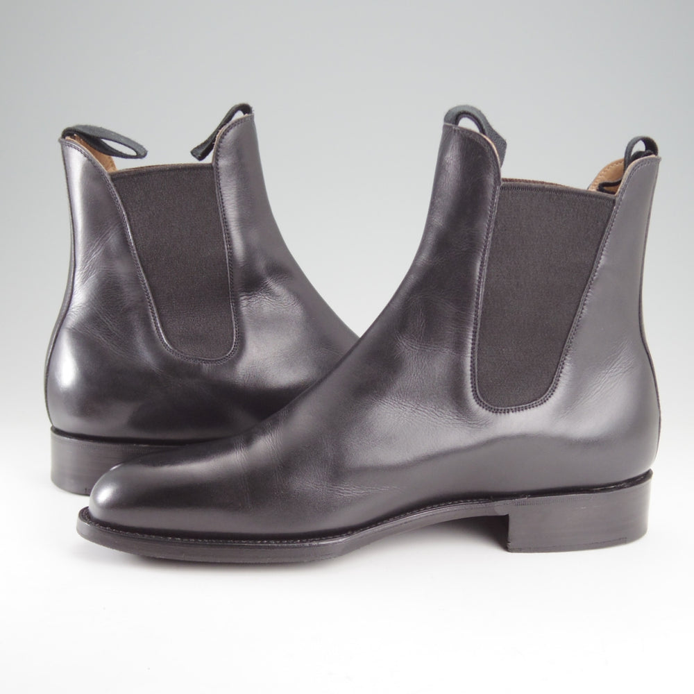 美品★J.M.ウエストン 7D【定価￥209,000-★サイドゴアブーツ/705】39ラスト/ボックスカーフ/黒/メンズ/Weston/ウェストン★o637