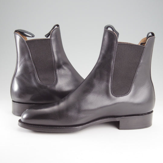 美品★J.M.ウエストン 7D【定価￥209,000-★サイドゴアブーツ/705】39ラスト/ボックスカーフ/黒/メンズ/Weston/ウェストン★o637