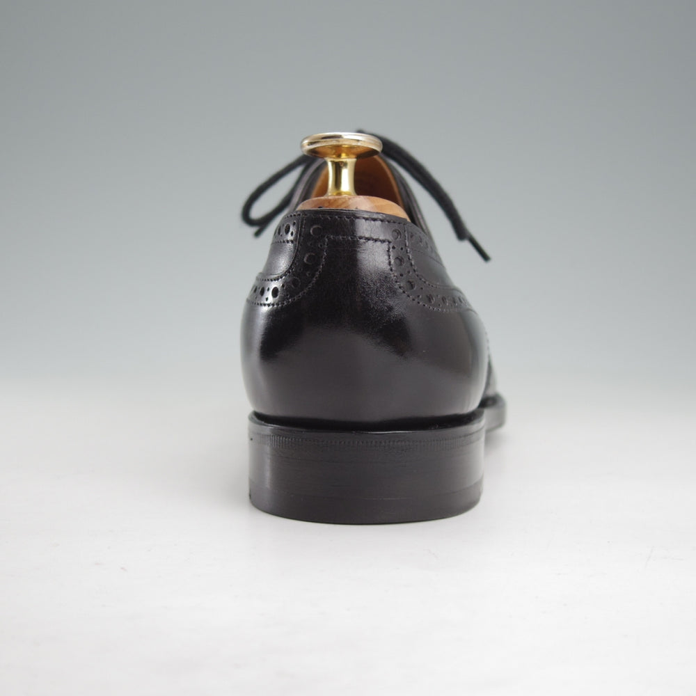 極美品★ジョンロブ 6D【現注文価格￥356,400-★8695ラスト/DARBY 2/ダービー】フルブローグ/カーフ/黒/JOHN LOBB★o099