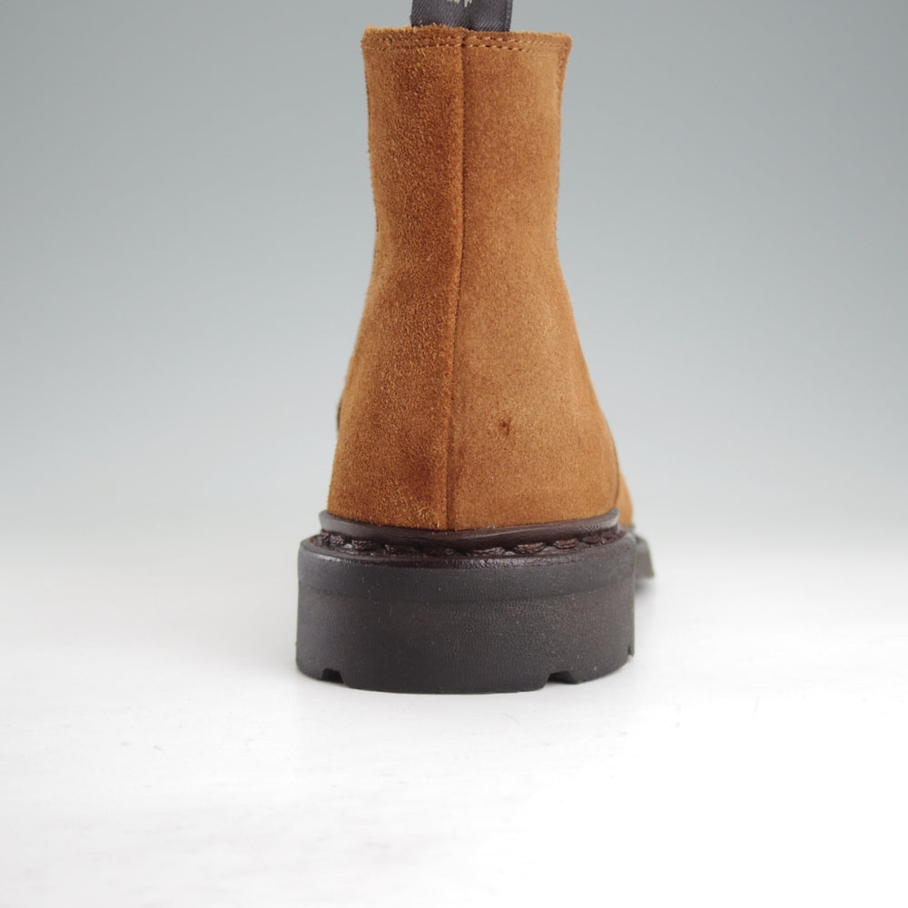 使用僅か★パラブーツ SIZE 7【定価￥99,000-★サイドゴアブーツ/CHAMFORT】ギャラクシーソール/スエード/茶/メンズ/Paraboot★o638