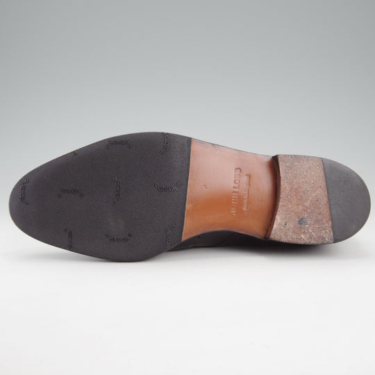 極美品★ジョンロブ 6D【現注文価格￥356,400-★8695ラスト/DARBY 2/ダービー】フルブローグ/カーフ/黒/JOHN LOBB★o099