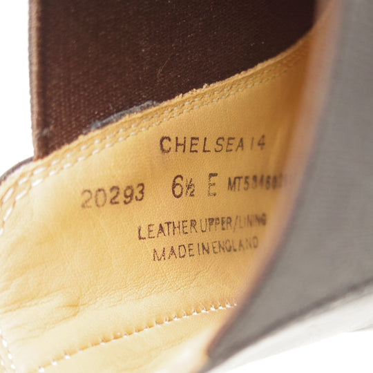 極美品★クロケット&ジョーンズ 6.5E【定価￥137,500-★サイドゴアブーツ/CHELSEA14】CITYソール/341ラスト/黒/Crockett&Jones★o101