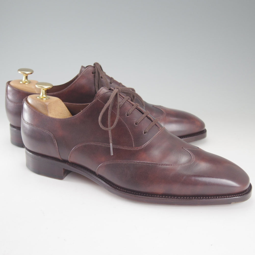 極美品★TLB Mallorca/ティーエルビー SIZE 7.5【現行定価8.8万円★(上級)Artistaコレクション/106】ミュージアムカーフ/濃茶★p205