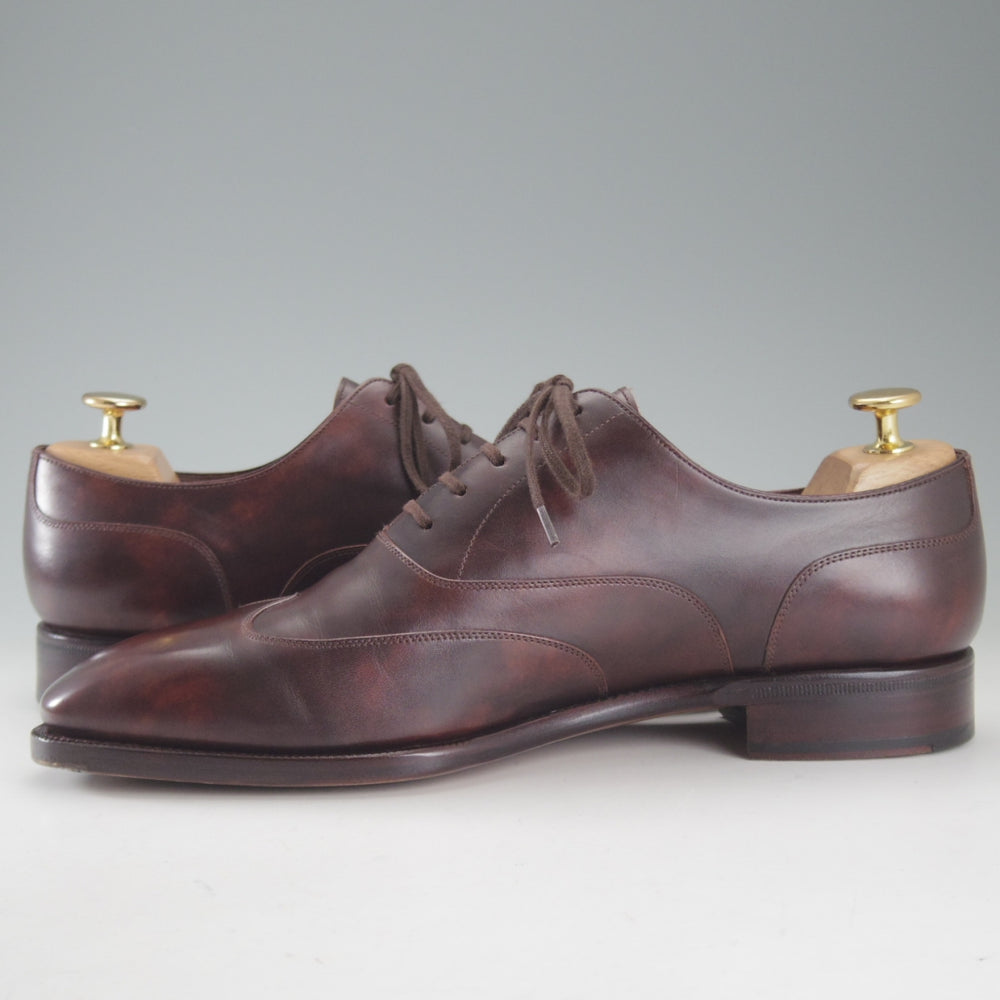 極美品★TLB Mallorca/ティーエルビー SIZE 7.5【現行定価8.8万円★(上級)Artistaコレクション/106】ミュージアムカーフ/濃茶★p205