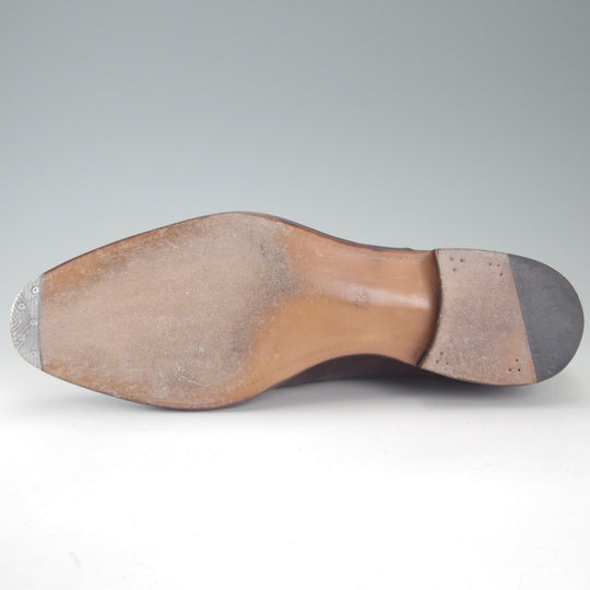 極美品★TLB Mallorca/ティーエルビー SIZE 7.5【現行定価8.8万円★(上級)Artistaコレクション/106】ミュージアムカーフ/濃茶★p205