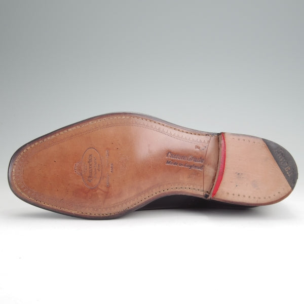 未使用★チャーチ 55F/UK5.5【デッドストック品★旧チャーチ/73ラスト/ブックバインダーカーフ】3都市ロゴ/LEGATE/黒/Church's★n097