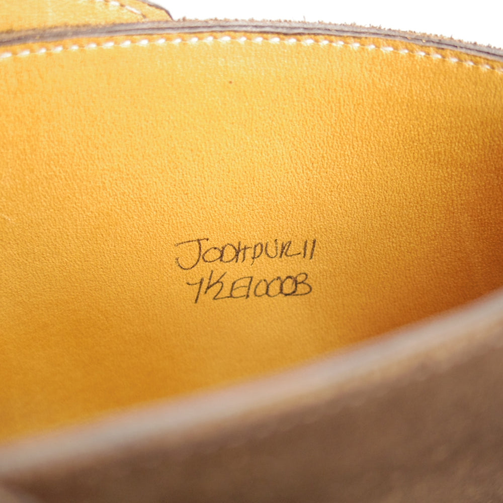 極上★ジョンロブ 7.5E【同系モデル定価￥398,200-★JODHPUR 2/ジョッパーブーツ】7000Bラスト/スエード/PEWTER/濃茶/JOHN LOBB★o112