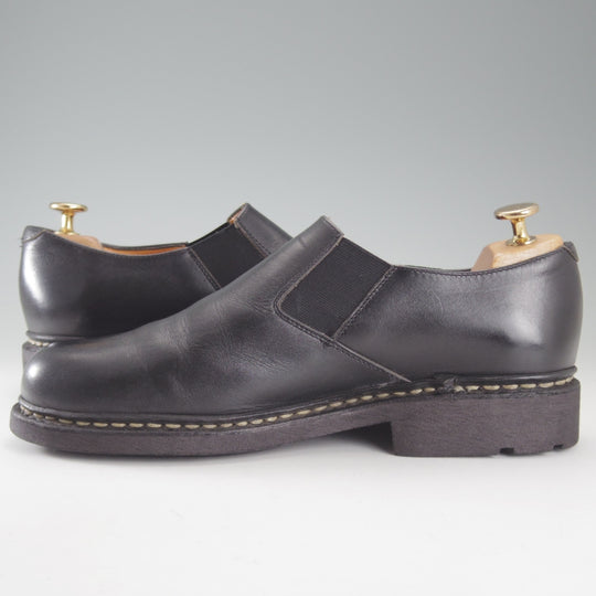 極上★パラブーツ SIZE 7【定価￥99,000-★PHOTON/フォトン/サイドゴアシューズ】TEXソール/リスレザー/黒/メンズ/Paraboot★p206